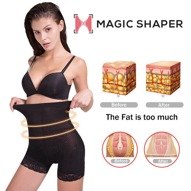 Premium Medium Waist Lace Butt Lifter Body Shaper